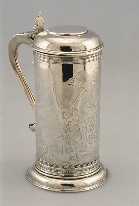 Met Museum Silver Flagon 1679